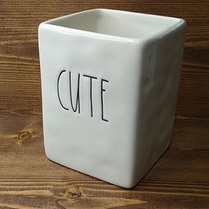 Rae Dunn Makeup Brush Holder Container